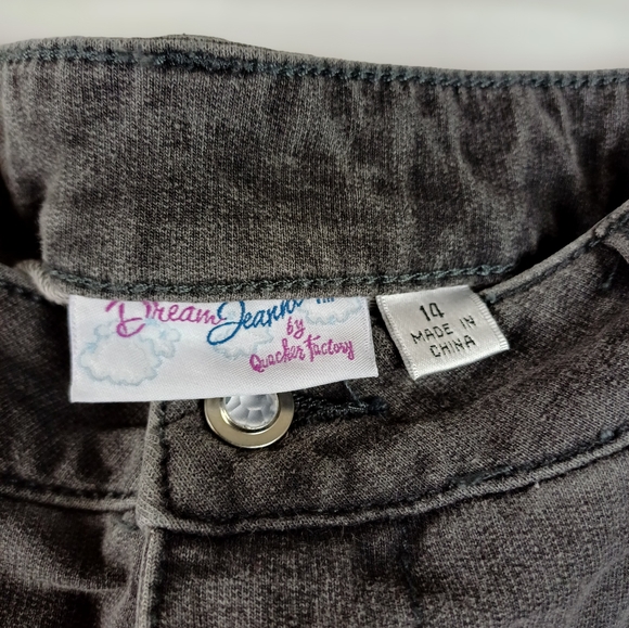 NWOT Quacker Factory Jeans Bootcut Dream Jeannes Charcoal Grey Sz 14 A210151 - Picture 5 of 8